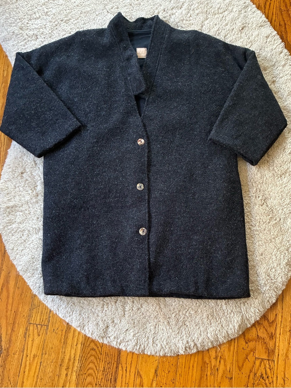 Worker’s Nobility boiled wool coat OS